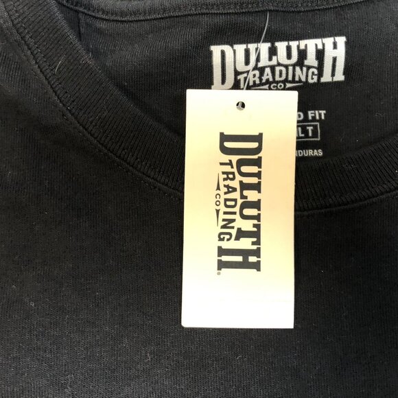 Duluth Men's T-Shirt Size M Black Longtail T Standard Fit Short Sleeve - Picture 7 of 9